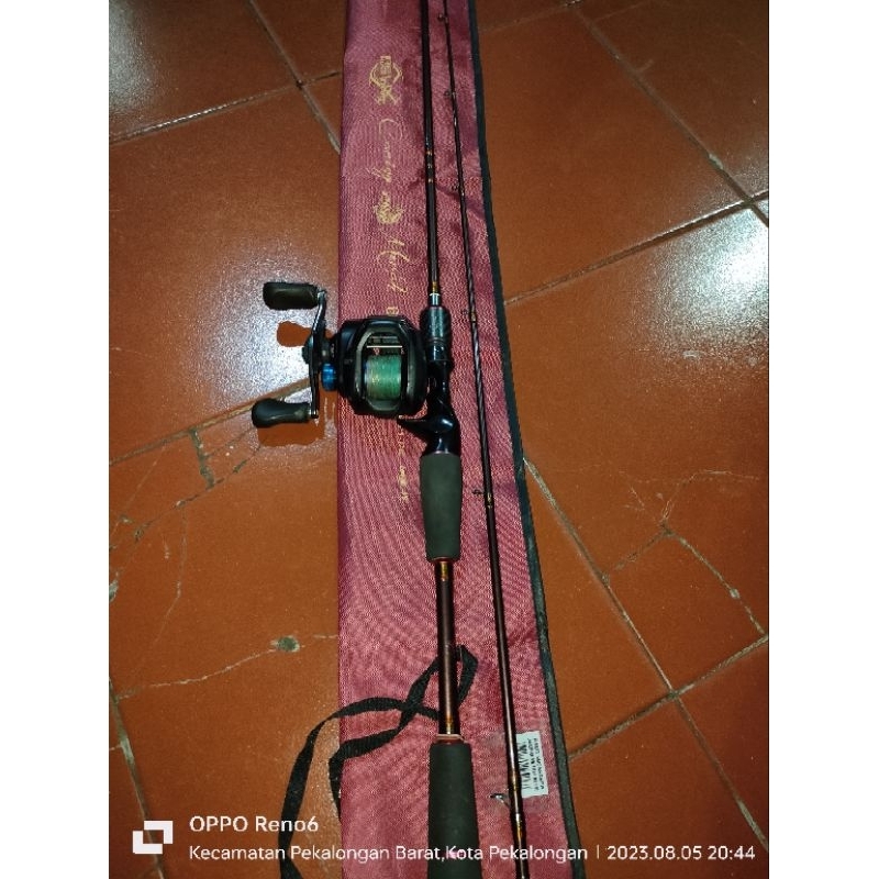 1set rod cacing merah BC rell shimano SLX 151hg second