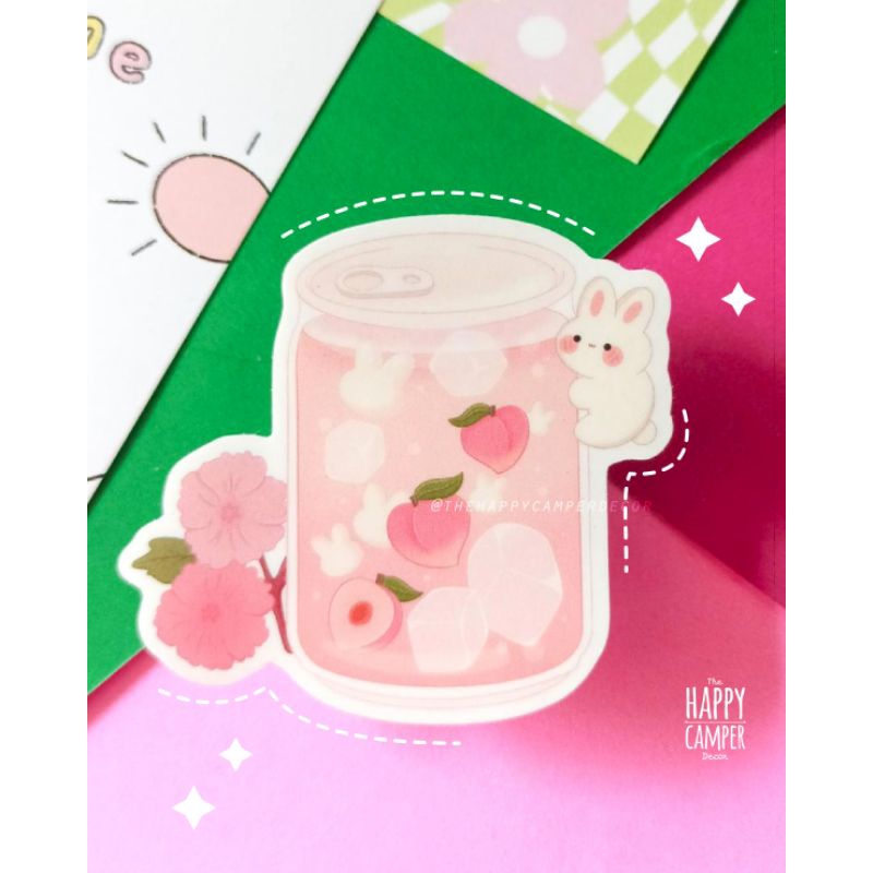 

Bonbon Peach Soda - Vinyl Sticker