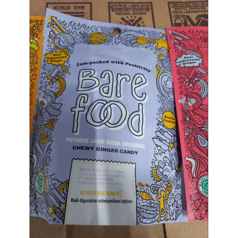 

bare food permen jahe 90 gr