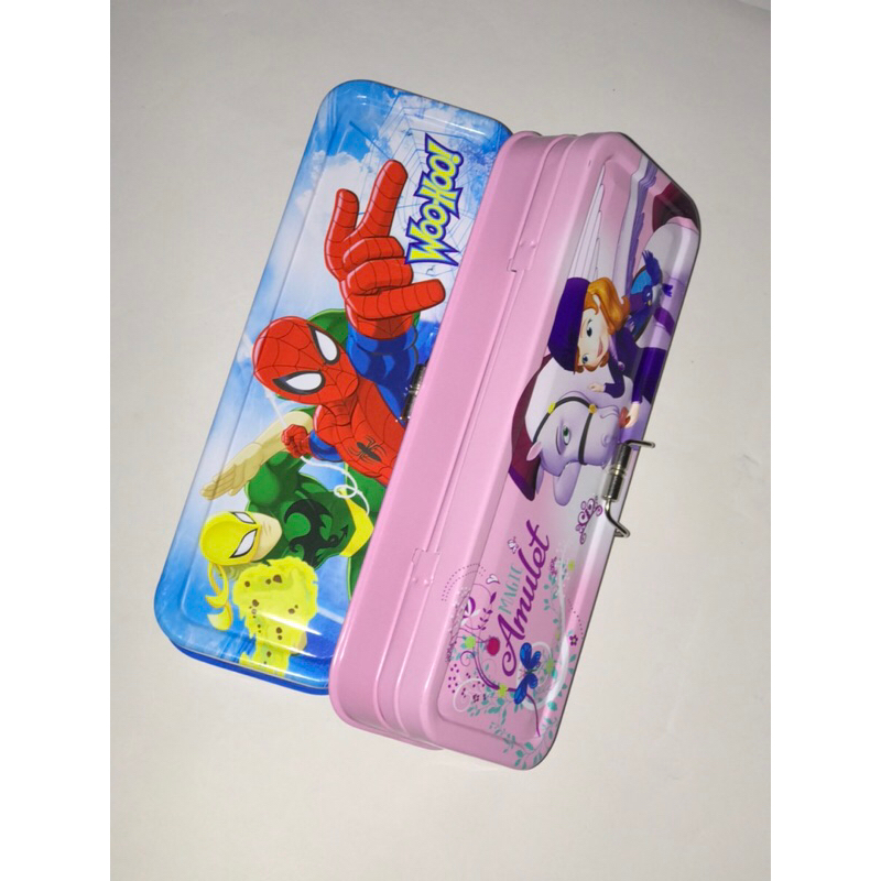 

kotak pensil kaleng anak sekolah lucu