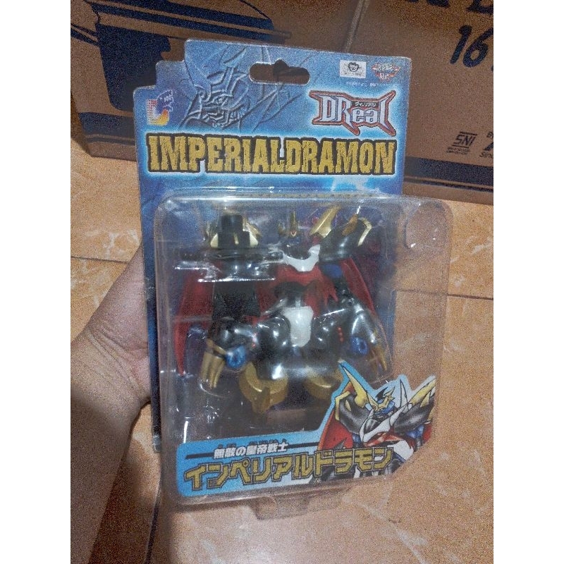 Action Figur Digimon Bandai Japan DReal IMPERIALDRAMON mainan figur digimon original terlengkap terl
