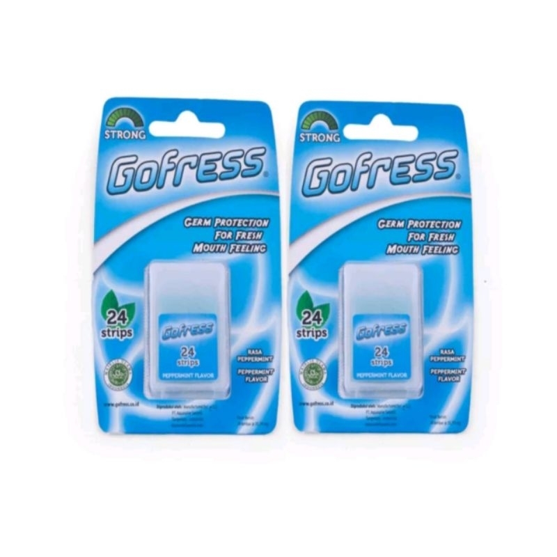 

gofress permen tipis penyegar mulut rasa papermint 2pcs