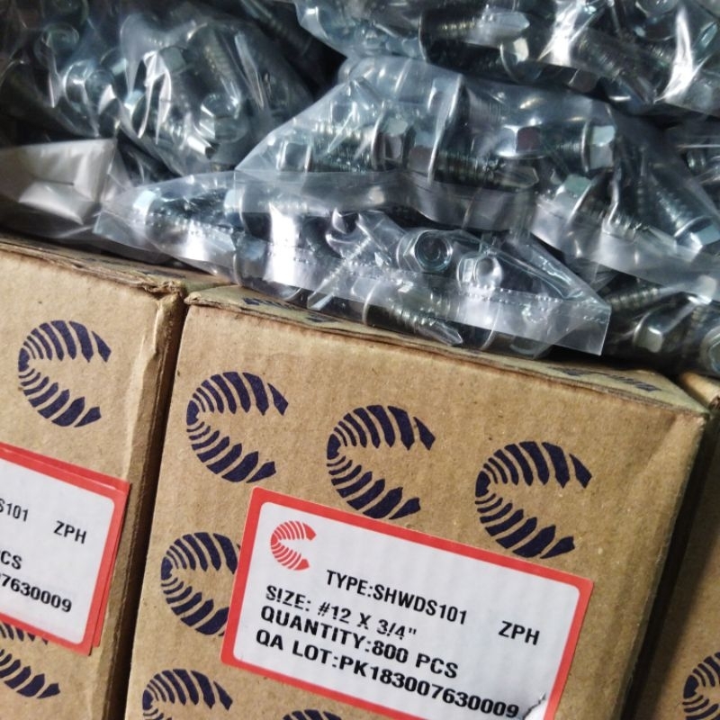 SKRUP ROOFING BAJA RINGAN 12 X 3/4 / BAUT BAJA RINGAN 2CM