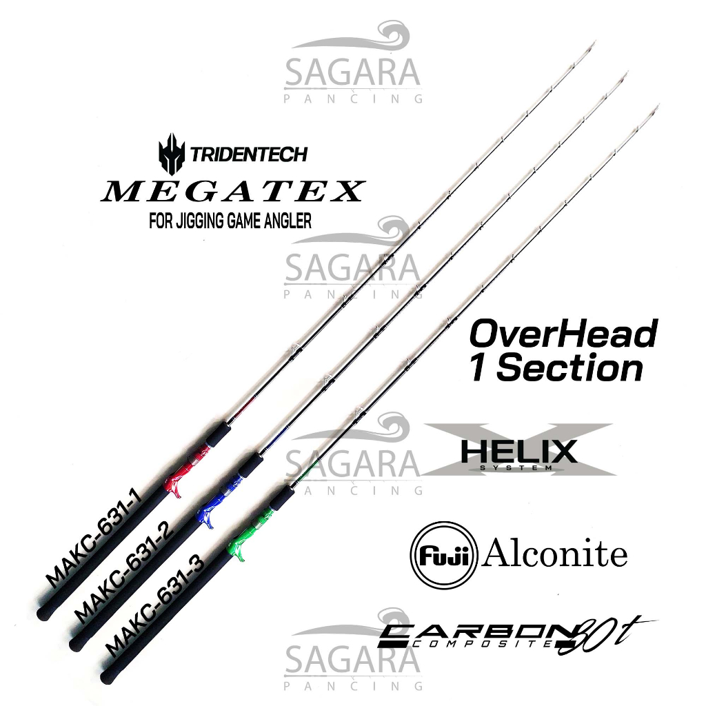 Joran Tridentech Megatex Joran Jigging Ring Sudah Fuji