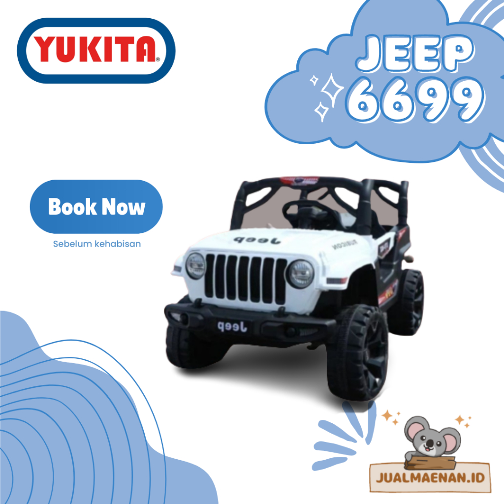 Mainan Mobil Aki Anak Jeep Yukita 6699N UTV MX