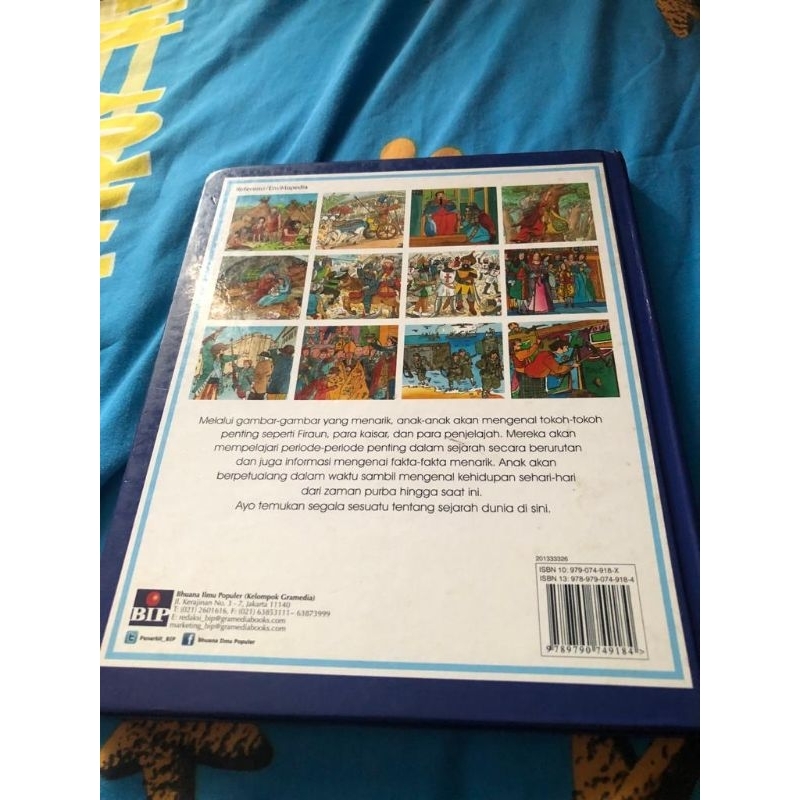 Preloved Ensiklopedia Junior Sejarah by BIP Gramedia