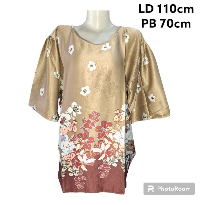 SALE blouse lengan pendek wanita bigsize jumbo