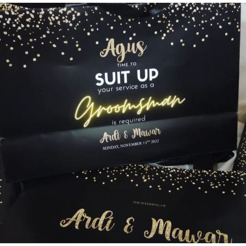 

Paperbag Groomsman Landscape