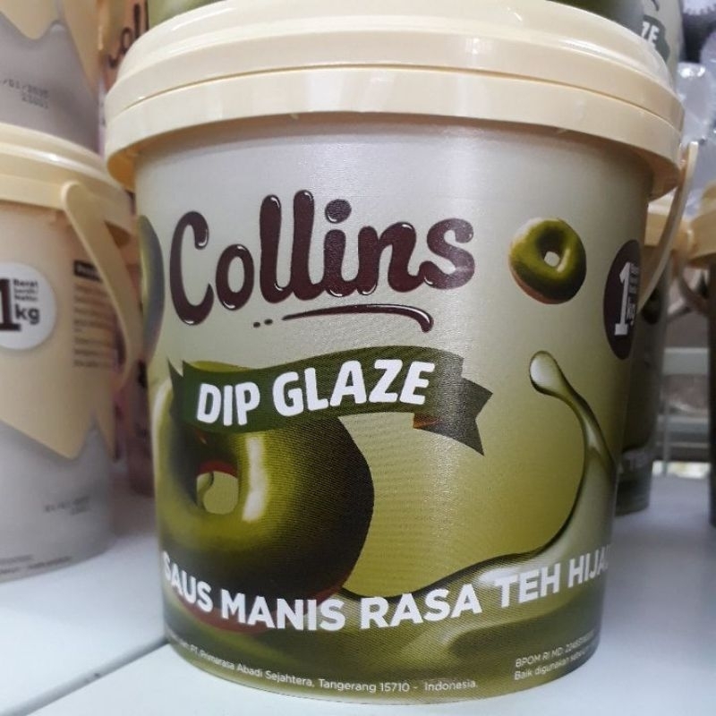 

COLLINS DIP GLAZE TEH HIJAU 1KG