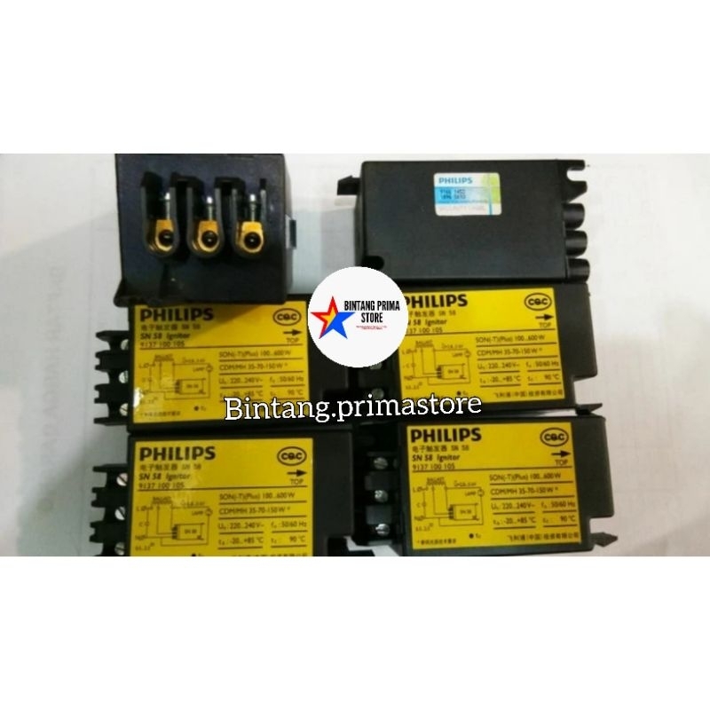 Ignitor SN 58 / SN58 Tipe Son-T / CDM/MH 220V merk Philips