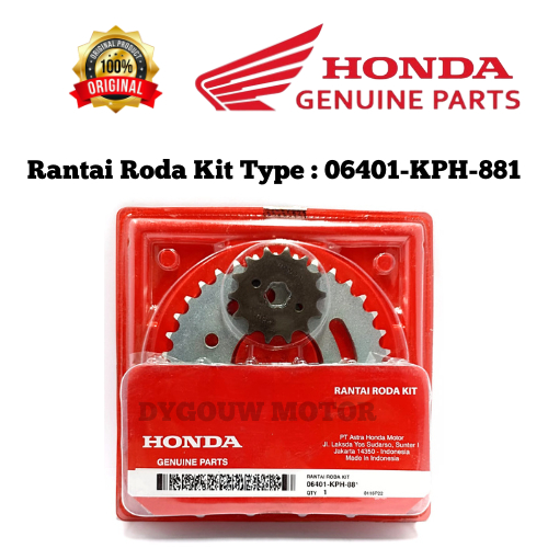 Gear set Motor Honda KARISMA / SUPRA X 125 Original AHM