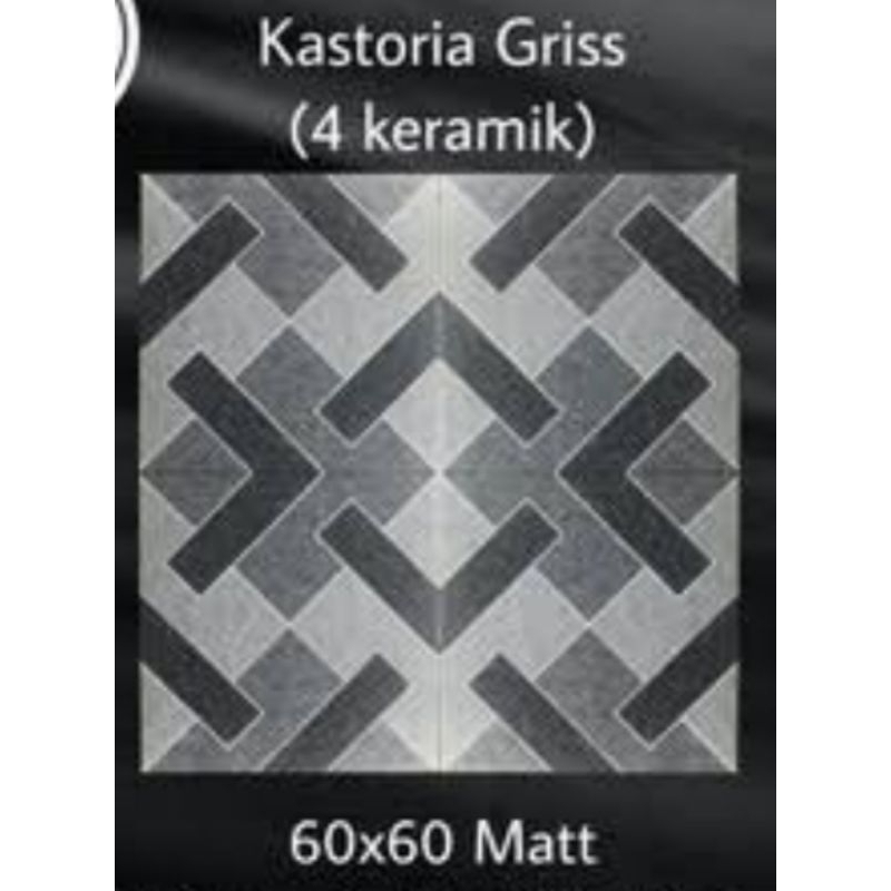Icarus Keramik Lantai / Keramik teras Kastoria Griss 60X60