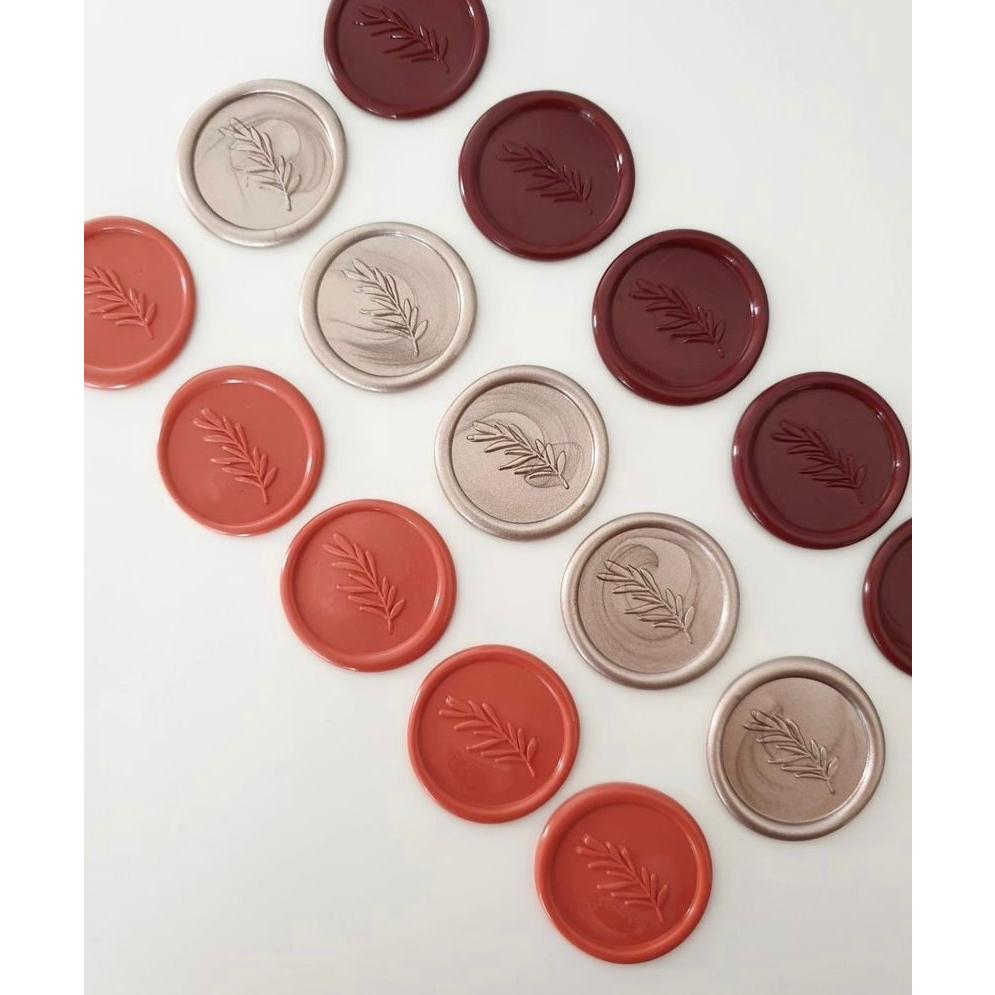 

LUCCA 1 Pieces Wax seal coinbulat sticker instan segel vintage undangan / DIY Hampers / Wax Octagon GUN