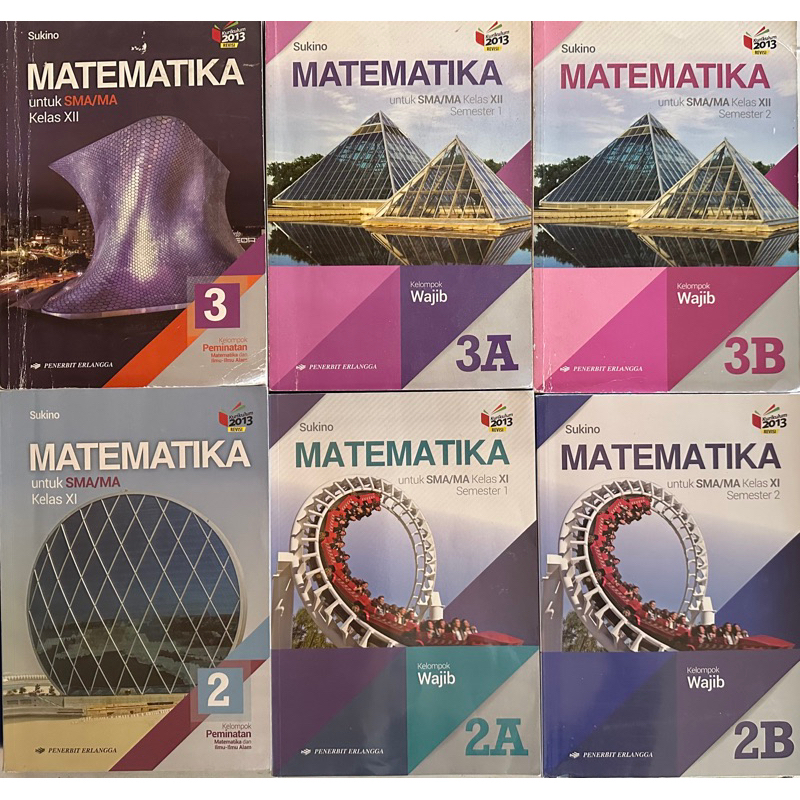 Buku matematika SMA kelas 11 & 12 erlangga