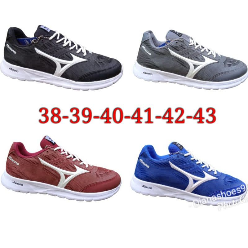 BIG SIZE UKURAN JUMBO Sepatu Sneakers Full Karet Mizuno Pria Terlaris