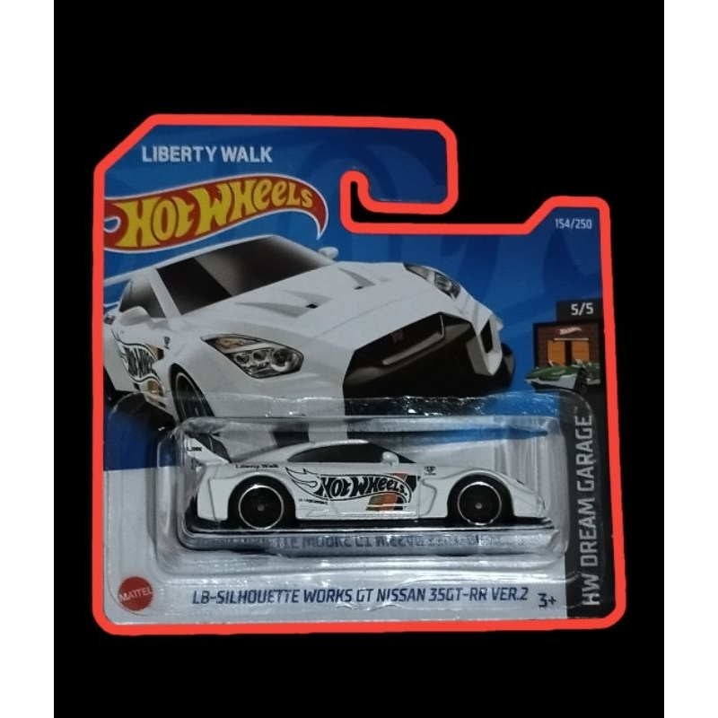 HOTWHEELS NISSAN GTR R35 LIBERTY WALK (SHORT CARD)