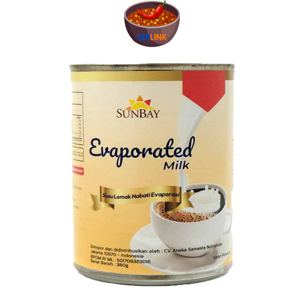 

Sunbay Susu Evaporasi Isi 380GRAM