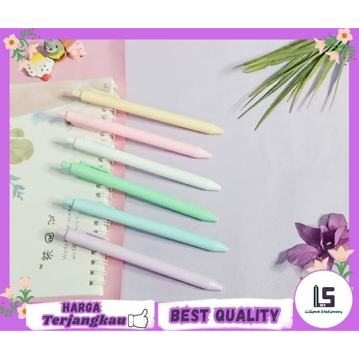 

Pulpen Mekanik Gel Pastel