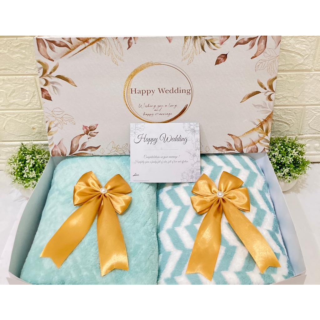 

[Premium] Hampers Handuk Couple (70 x 140 cm) / Wedding Gift / Hampers Wedding / Kado Pernikahan / Kado Seserahan