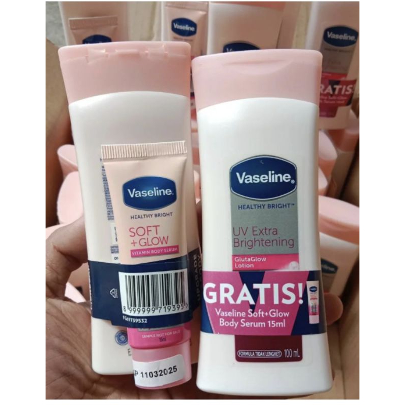 paket hb vaseline 100ml free serum