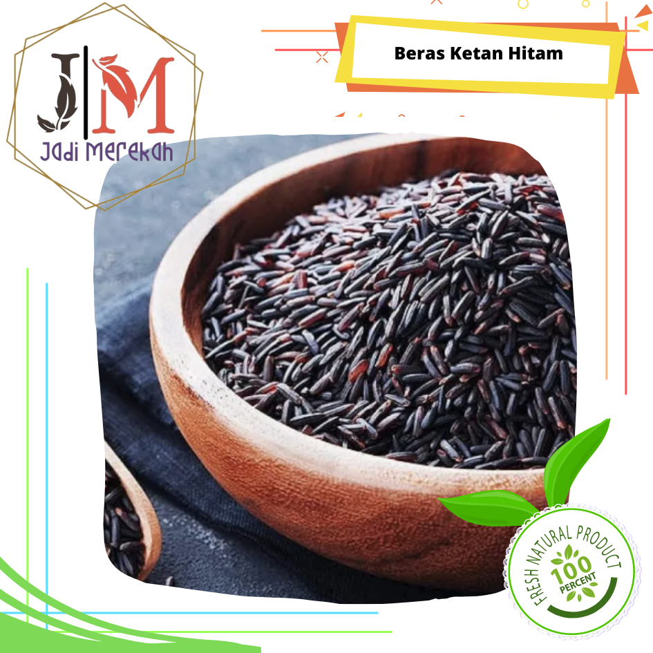 

[JM SoFresh] - Beras Ketan Hitam Lokal Konvensional 1KG