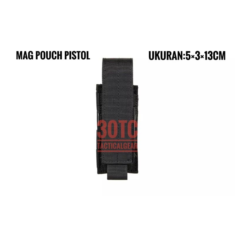Mag Pouch Pistol Single Sarung Magazen pistol Tempat Glock Magazine pistol