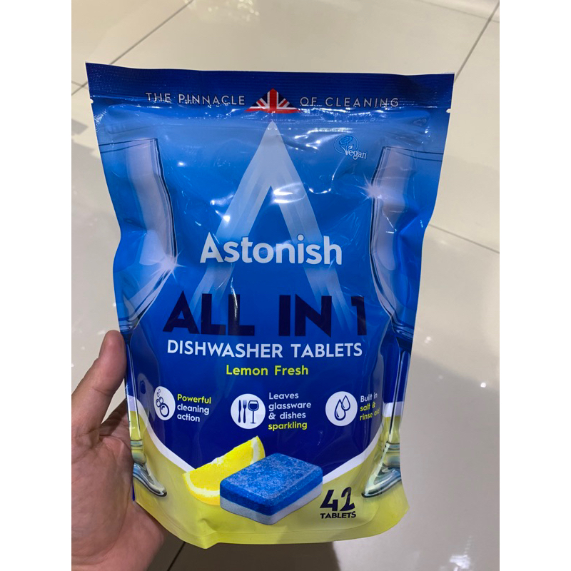 ASTONISH DISWASHER TABLET / CHEMICAL PENCUCI PIRING UNTUK MESIN PENCUCI PIRING