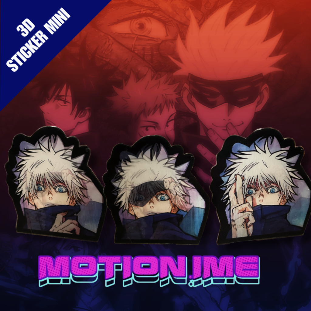3D Sticker Mini Lenticular Jujutsu Kaisen