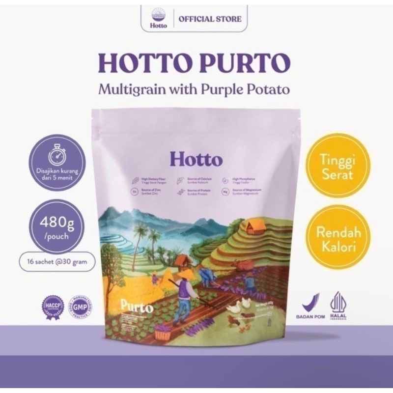 

HOTTO PURTO (1 POUCH ISI 16 SACHET)