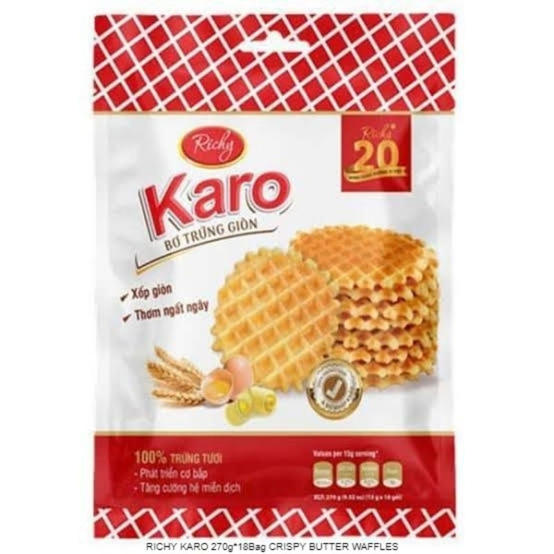 

Naraya Richy Karo Crispy Butter Waffle 150gr