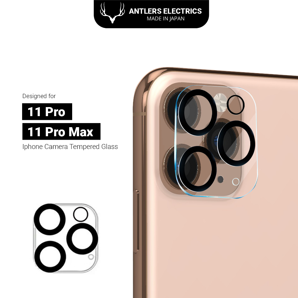 Antlers Electrics Anti Gores Kamera Tempered Glass Premium Screen Protector For Iphone 11 11 PRO 11 