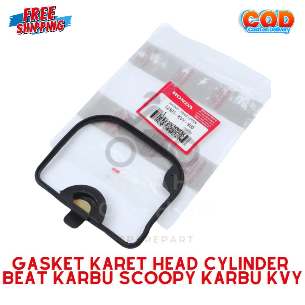 KARET HEAD CYLINDER BEAT KARBU / karet seal oring gasket head cylinder honda beat karbu spacy karbu 