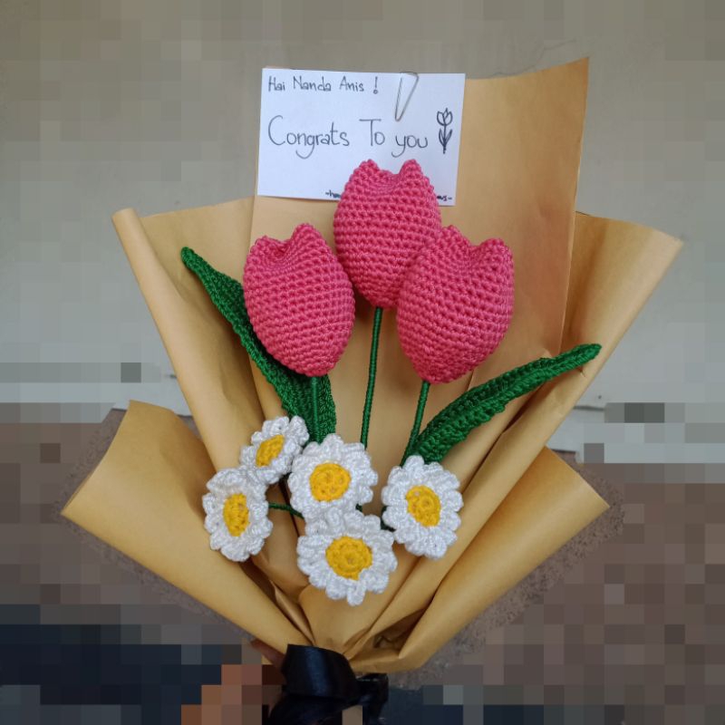 

crochet flower bouquet