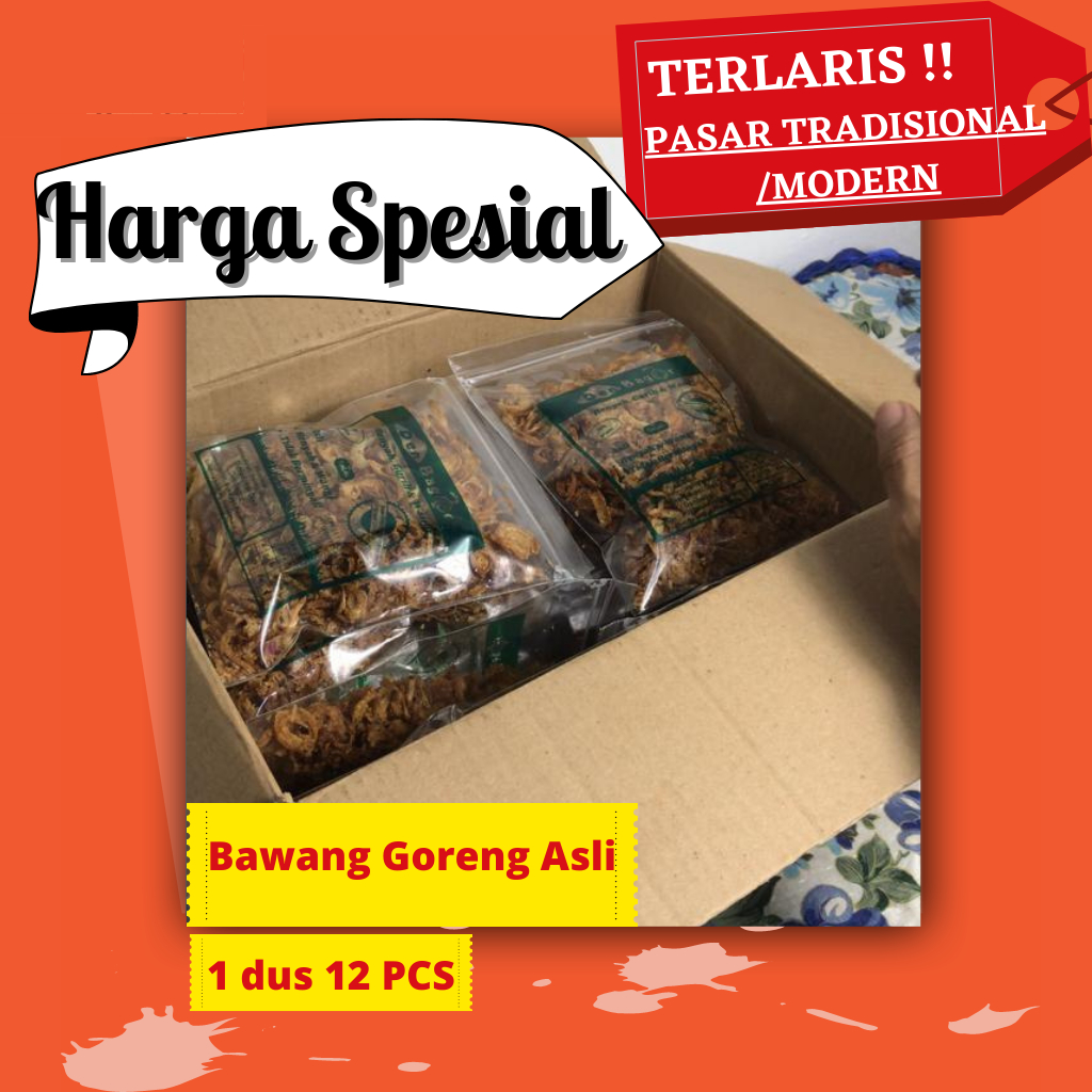 

Bawang Goreng Denbagor 1 dus 12 pcs 100 gram