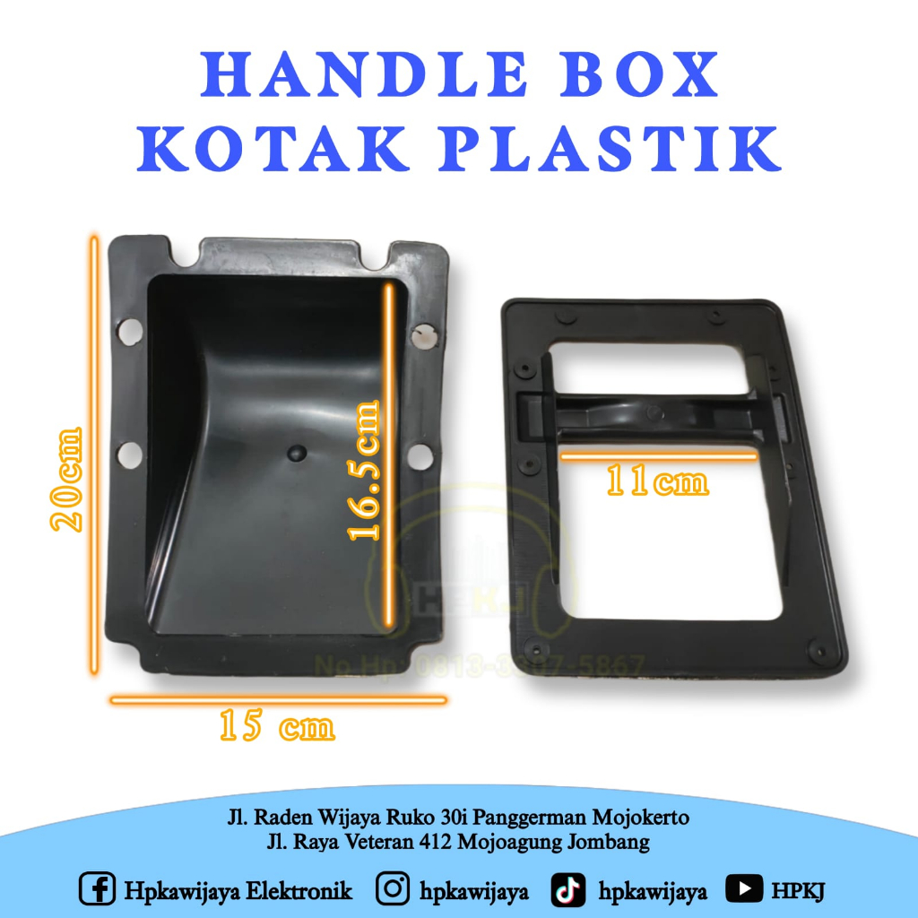 ( 2pcs )HANDLE BOX SPEAKER KOTAK BESAR PLASTIK handel box speaker plastik kotak besar