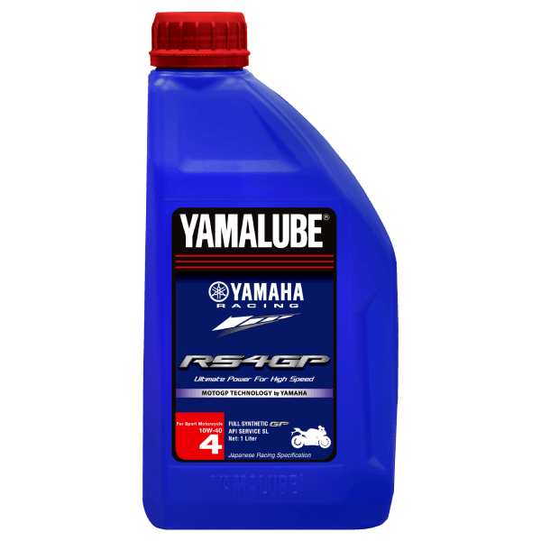 Yamalube Oli RS4GP SAE 10W-40 1 L Full Synthetic Racing Original Oil