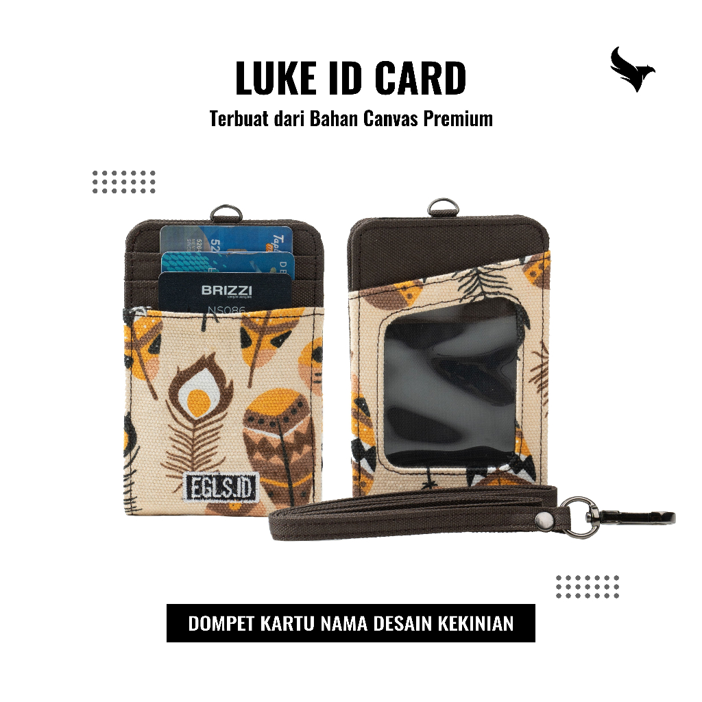 

Id Card Luke Name Tag -Kartu Nama Model Kalung Bahan Canvas Premium Desain Kekinian
