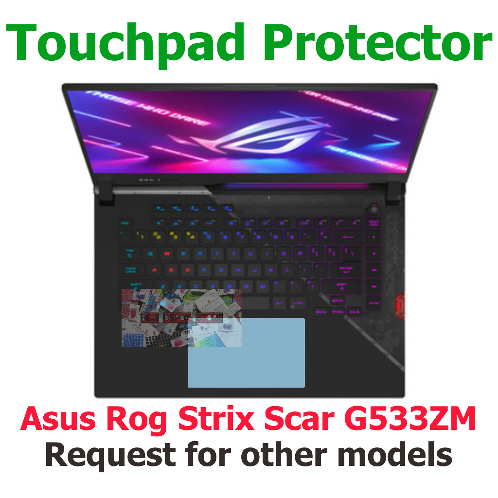 Touchpad Protector Asus Rog Strix Scar G533ZM