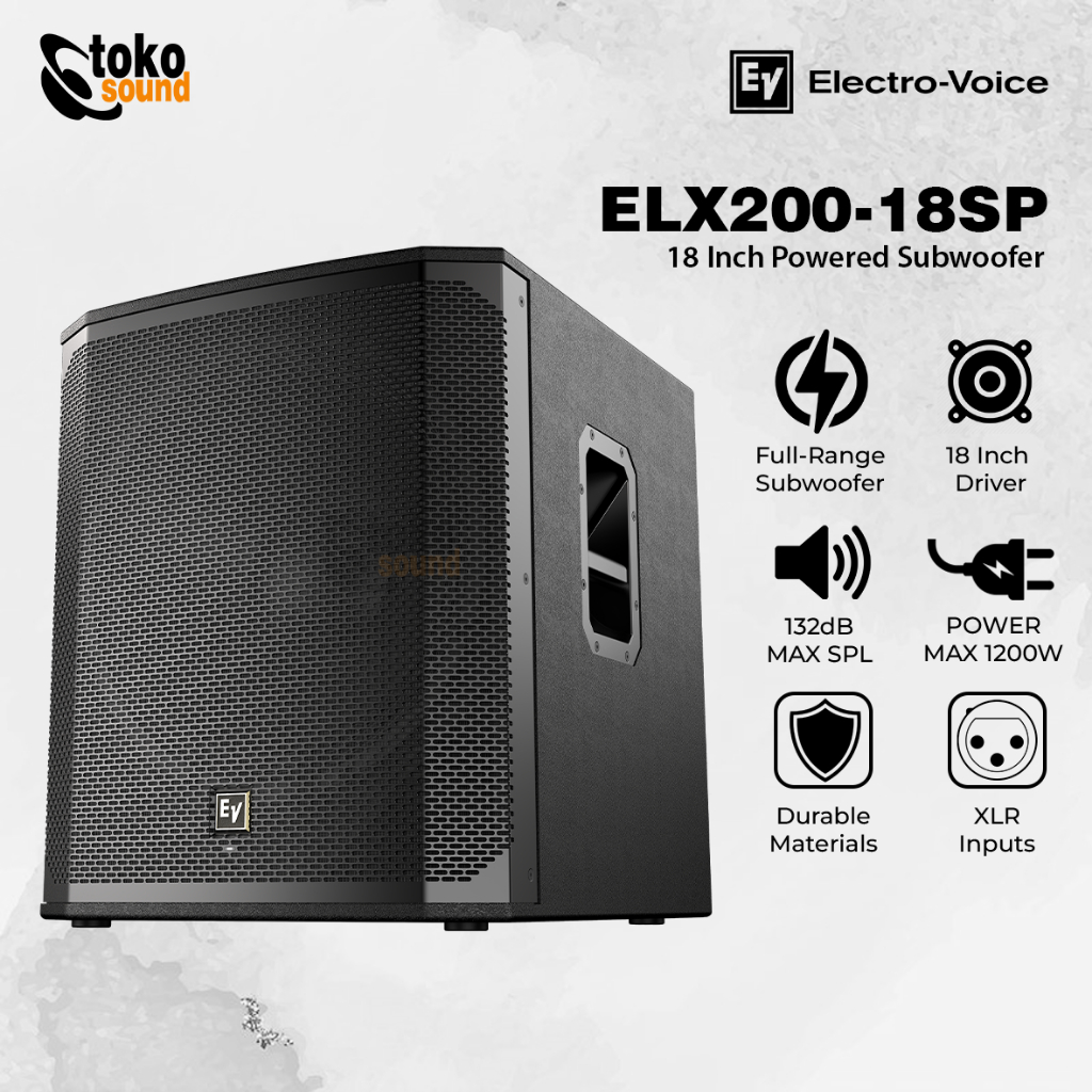 Electro-Voice ELX200-18SP ELX200 18SP AP - 18 Inch Powered Subwoofer