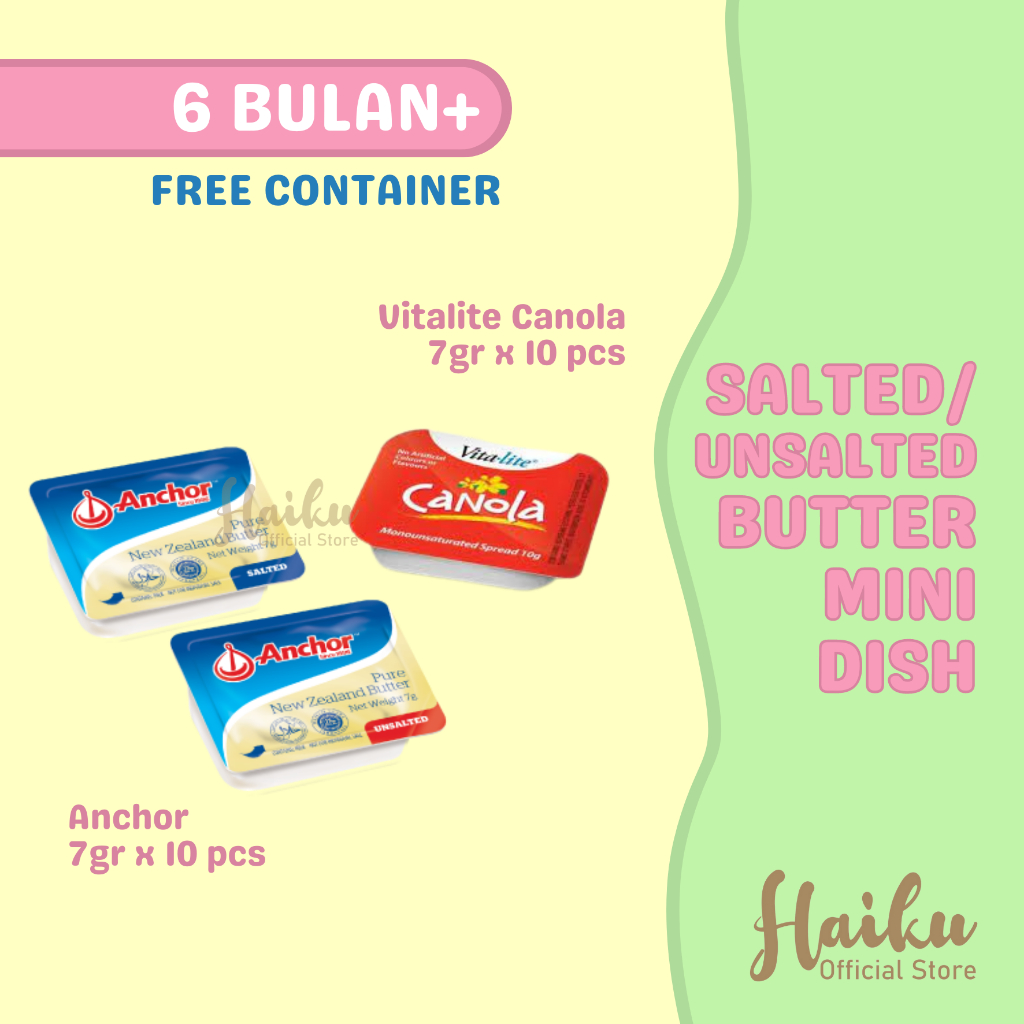 

Unsalted Butter MPASI Anchor, Vitalite Canola (10 cup) / unsalted butter bayi mpasi