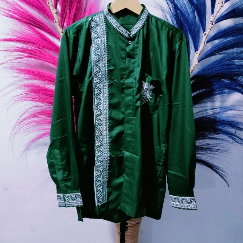 Baju koko bordir Karawang Aceh