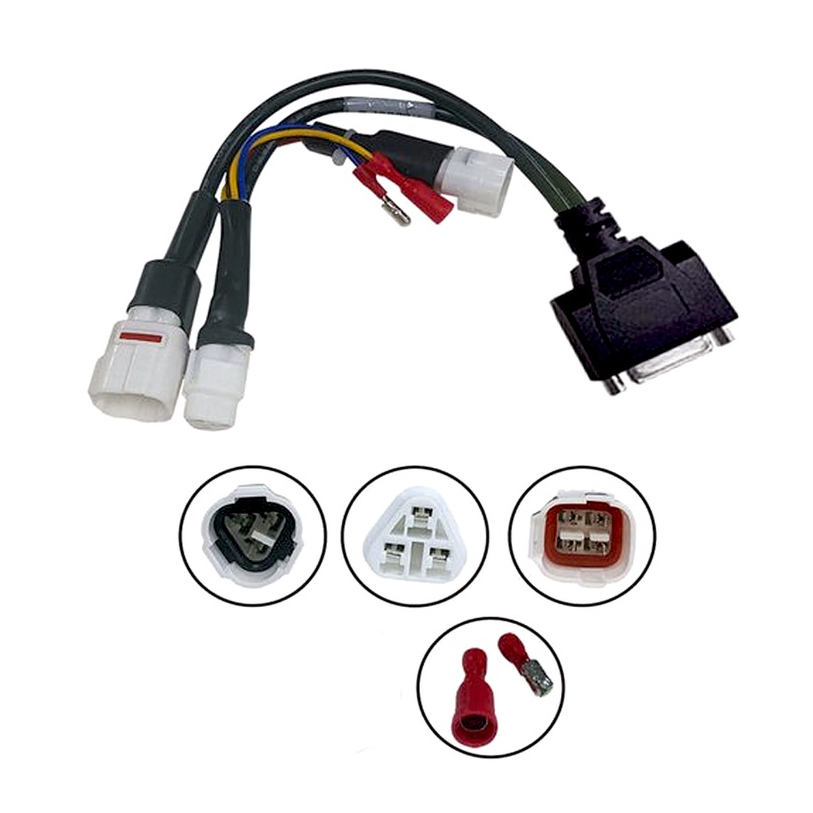 Soket DLC YAMAHA Scanner Motor ZEUS Baru/Lama, Kabel Yamaha Panjang/Pendek