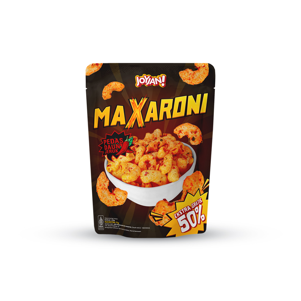 

Maxaroni Ashiaaap Joyjan Makaroni Renyah Pedas Daun Jeruk Extra 75gr - 150gr
