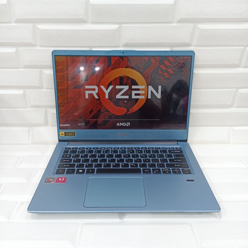 Laptop Editing Acer Swift 3 AMD Ryzen 5 3500U ram 8GB SSD 256GB 2nd Mulus
