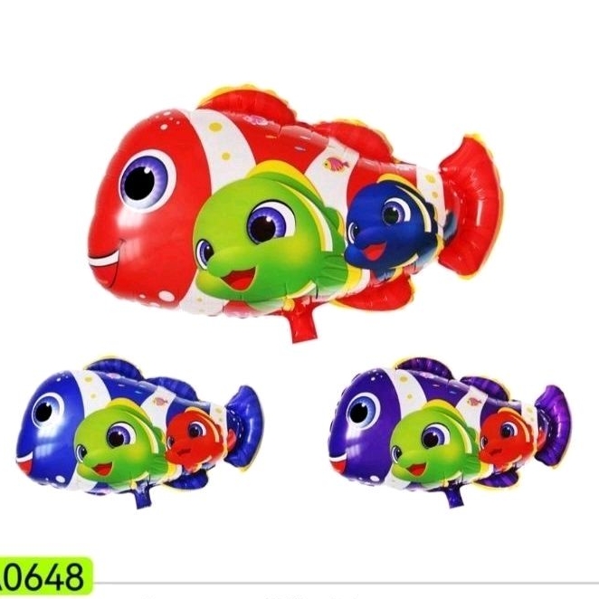 HANANIA008.BALON GAS IKAN NEMO ANAK IKAN NEMO ANAK BALON IKAN NEMO