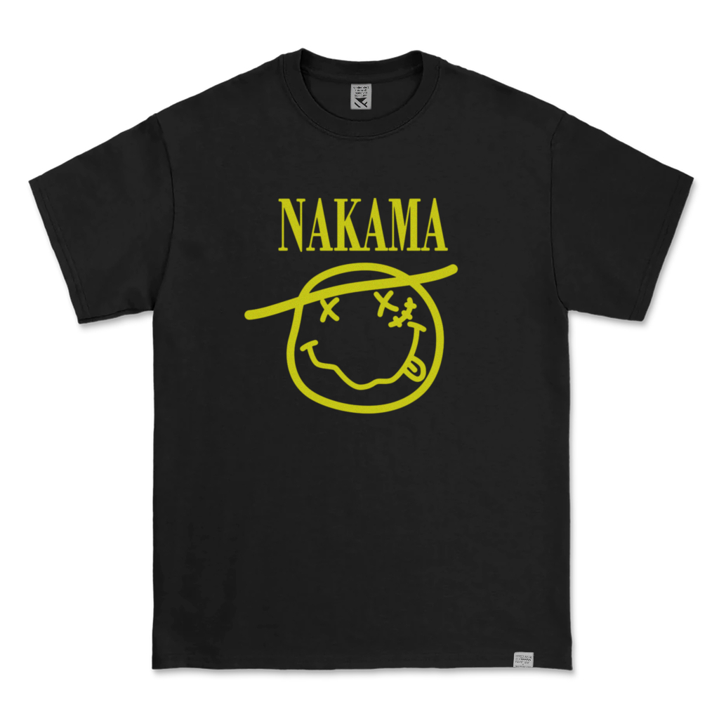 T-shirt Nakama By ZeroTwentyTwo | Kaos Pria Parodi Plesetan Lucu Nirvana One Piece