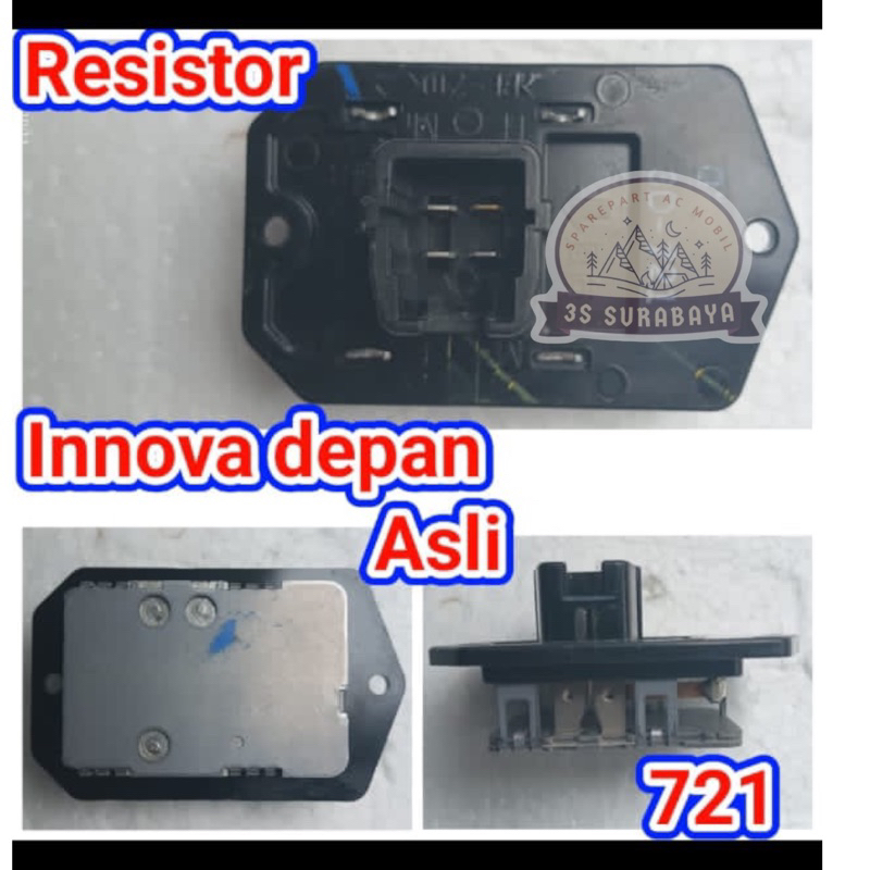 Werstan Resistor Blower Innova Depan Denso Asli Ac Mobil