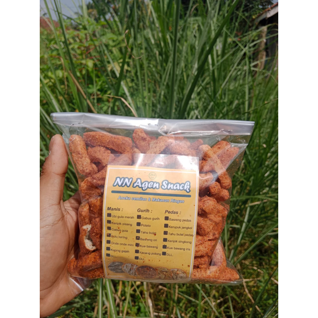 

Basreng Pedas Kriuk, Basreng Viral, Bkso Goreng Netto 250gr - 500gr / SNACK / CEMILAN / MAKANAN RINGAN