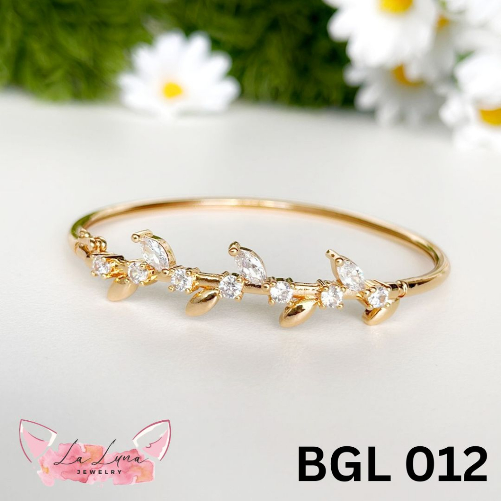 BGL 012 XUPING ASLI GELANG BANGLE DAUN