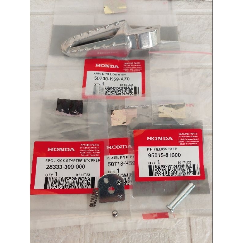 Besi Footstep Belakang Kiri Vario 150